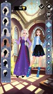 Icy or Fire dress up game screenshot 0