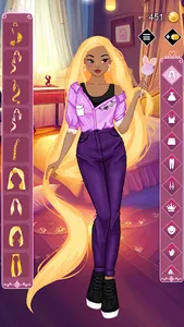 Golden princess dress up game screenshot 16