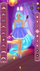 Golden princess dress up game screenshot 27