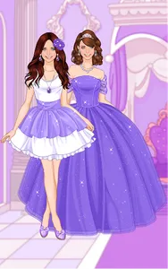 Purple princess dress up screenshot 11