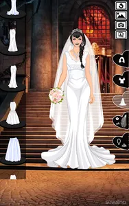 Sweet Vampire Wedding dress up screenshot 1