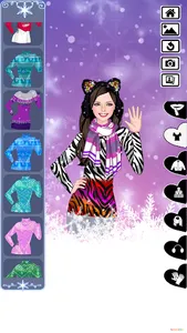 Winter time warm dress up game screenshot 12