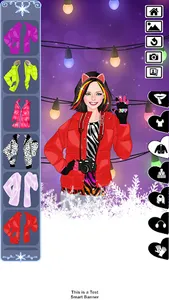Winter time warm dress up game screenshot 17