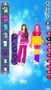Winter time warm dress up game screenshot 19