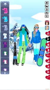 Winter time warm dress up game screenshot 21
