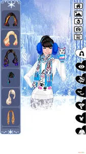 Winter time warm dress up game screenshot 22