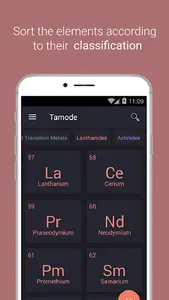 Periodic table Tamode screenshot 2