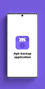 Apk backup application screenshot 0