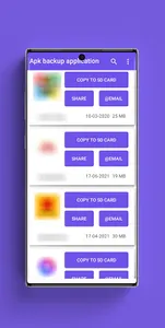 Apk backup application screenshot 2