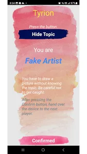 Fake Artist Topic Generator screenshot 4