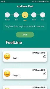 Feeline - Write Daily Like Mic screenshot 0