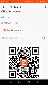 QR reader and barcode scanner) screenshot 3