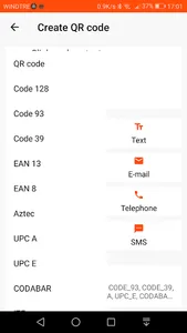 QR reader and barcode scanner) screenshot 6
