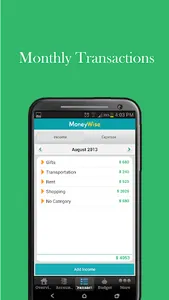 MoneyWise Home Budget Expenses screenshot 1