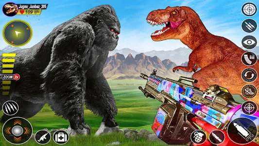 Wild dinosaur Hunting Zoo Game screenshot 16