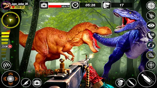 Wild dinosaur Hunting Zoo Game screenshot 18