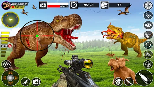 Wild dinosaur Hunting Zoo Game screenshot 7