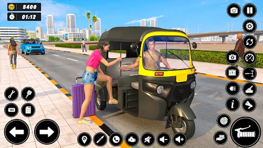 Auto Tuk Tuk Rickshaw Game screenshot 1