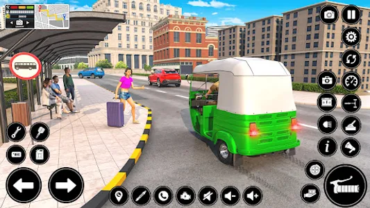 Auto Tuk Tuk Rickshaw Game screenshot 12