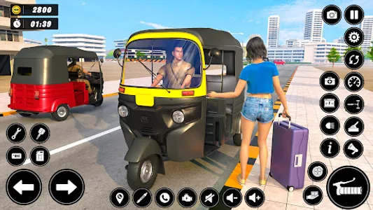 Auto Tuk Tuk Rickshaw Game screenshot 17