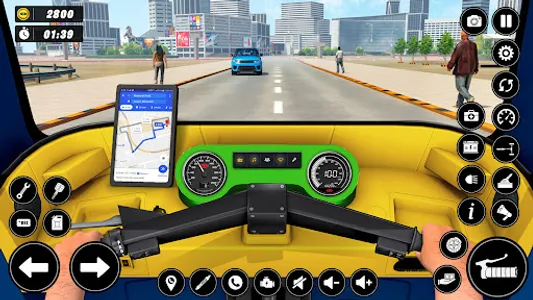 Auto Tuk Tuk Rickshaw Game screenshot 8