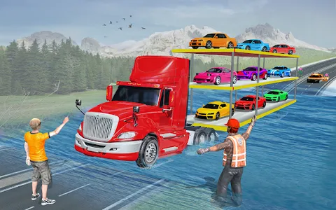 City Car Transport Tuck Games screenshot 1