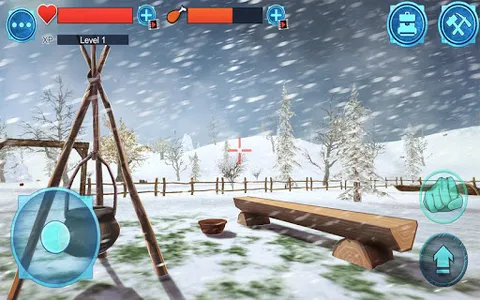 Island Survival 3D WINTER screenshot 0