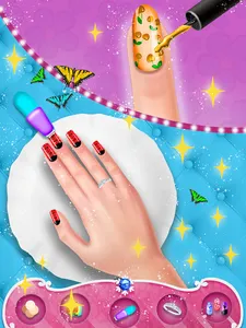 Fashion Nail Polish Salon Game screenshot 1