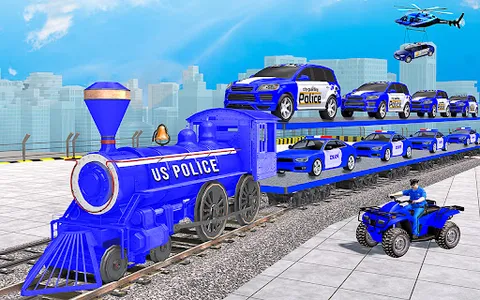 Police Car Transport Games screenshot 11