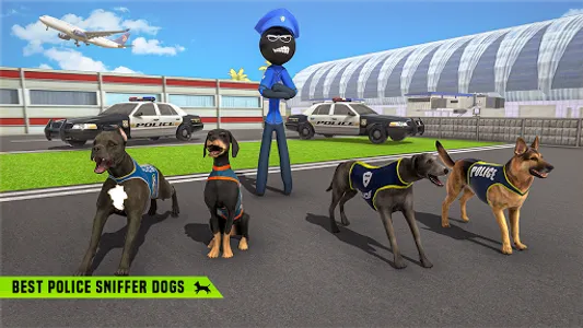 Stickman Police Dog Chase screenshot 9