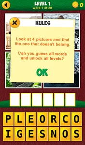 4 Pics 1 Odd: More Words screenshot 2