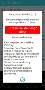 FINDRISC screenshot 3