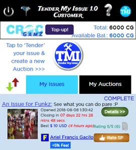 Tender My Issue screenshot 1