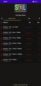SAB Gold Prices screenshot 1