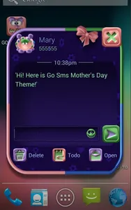 GO SMS PRO THEME MOTHER'S DAY screenshot 3