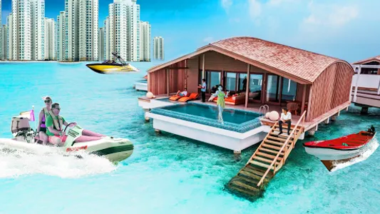 Boat Game 3d Stunt Simulator screenshot 0