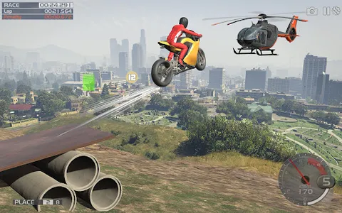 Crazy Stunt Rider GT Bike Game screenshot 6