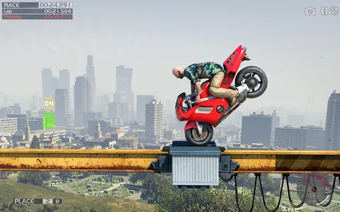 Crazy Stunt Rider GT Bike Game screenshot 7