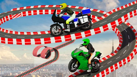 Stunt Bike Race Moto Drive 3D screenshot 0