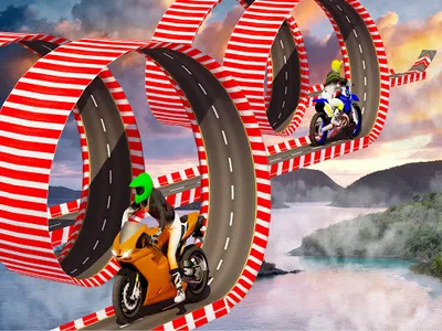 Stunt Bike Race Moto Drive 3D screenshot 12