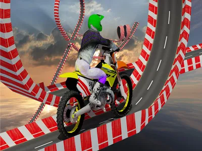 Stunt Bike Race Moto Drive 3D screenshot 14