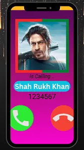 Shah Rukh Khan fake call screenshot 2