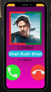 Shah Rukh Khan fake call screenshot 4