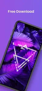 Wallcraft Cute Neon Wallpaper screenshot 2