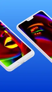 Wallcraft Cute Neon Wallpaper screenshot 4