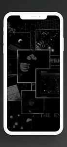 Cool Black Aesthetic Wallpaper screenshot 0