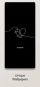 Aesthetic Wallpaper Black HD screenshot 1