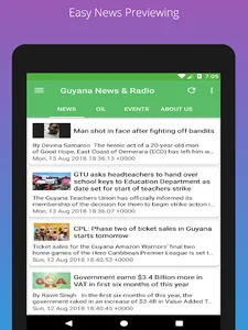 Guyana News & Radio screenshot 6
