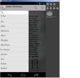 Streitberg's Gothic Dictionary screenshot 0