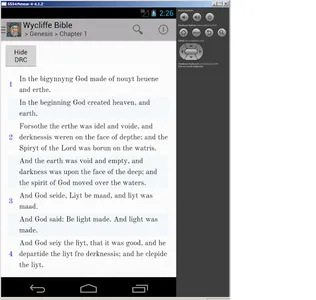 Wycliffe Bible + DRC + Lexicon screenshot 3